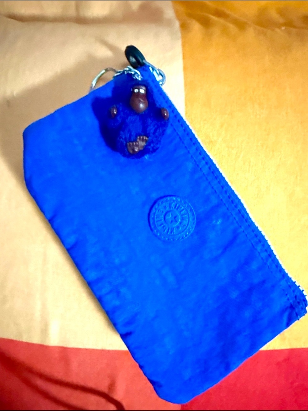 Kipling Royal Blue Creativity Zip Pouch